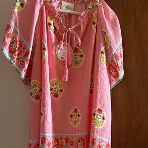 Umgee Pink Floral Women’s Top